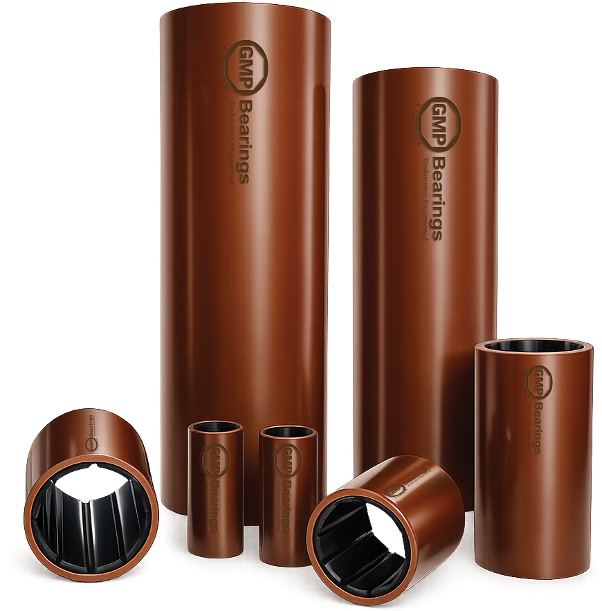 GMP COMPOSITE (PHENOLIC) MARINE CUTLASS RUBBER BEARING